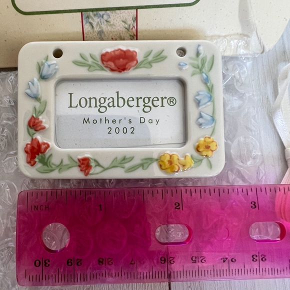 Longaberger Ceramic Mother's Day Tie-on 2002 - Picture 3 of 3